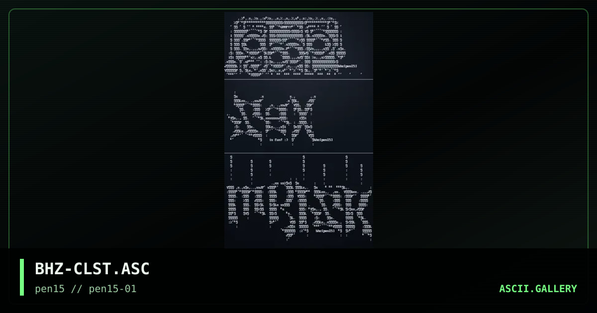 logocluster, by biohazard-pen15, 1998