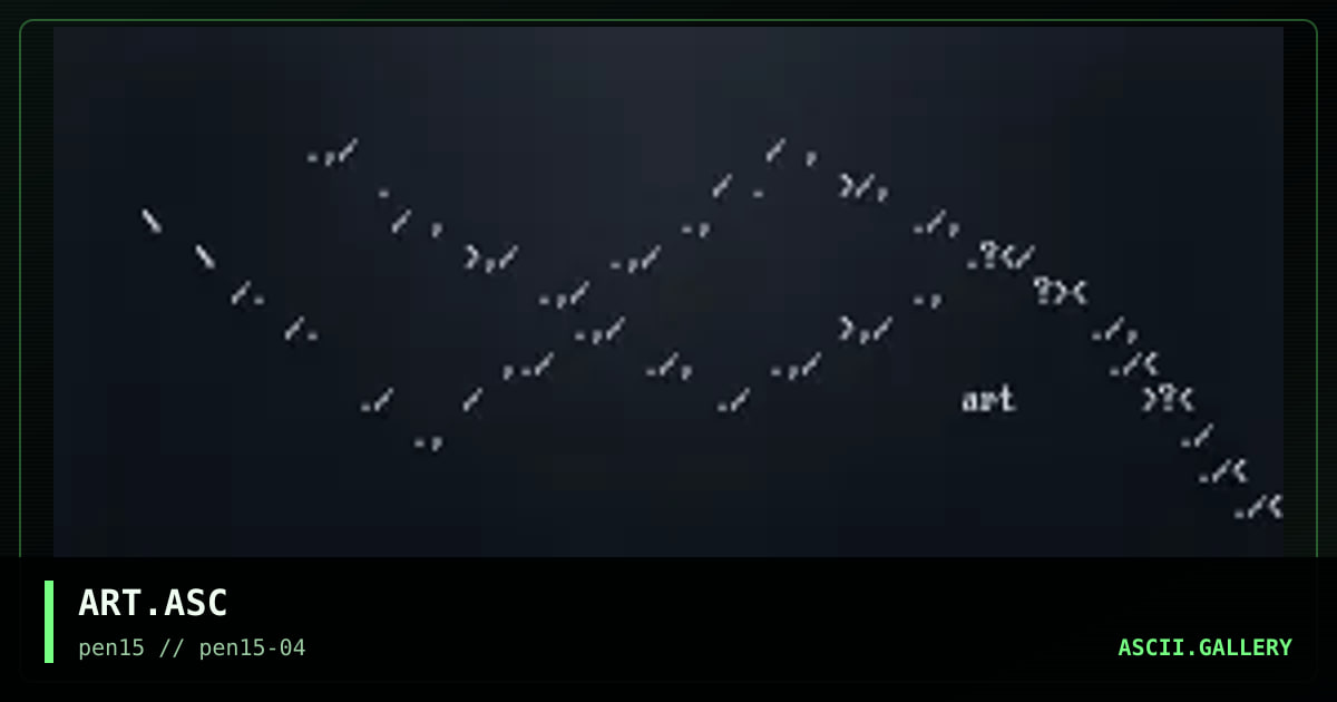 ART.ASC, by untagged, 2000