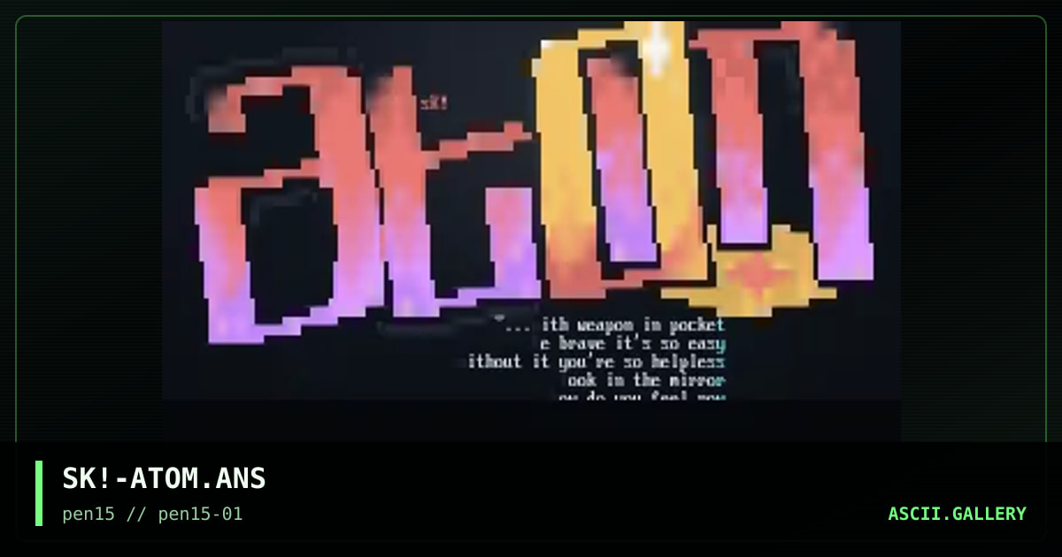 aTOM, by simonking, 1998