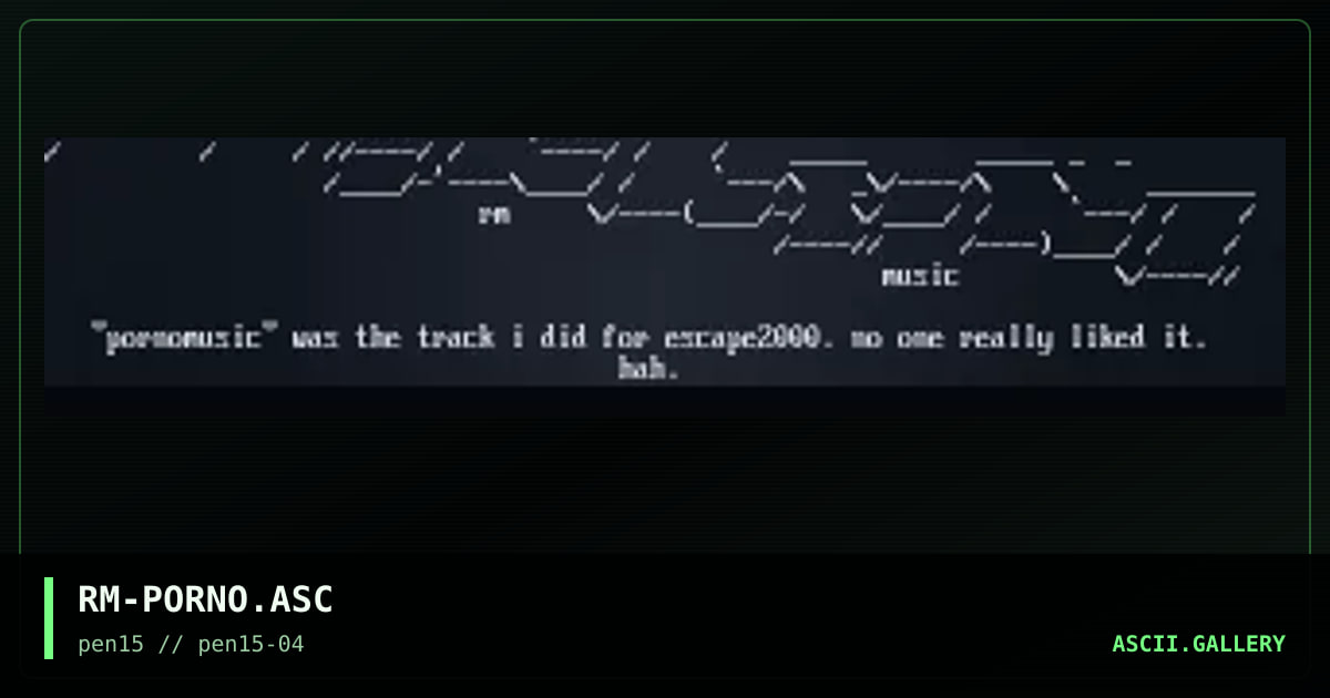 pornomusic, by ricky martin, 2000