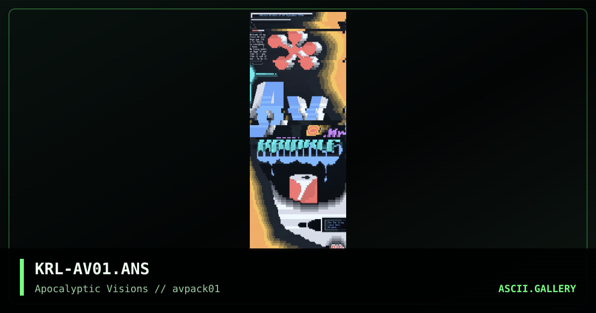 KRL-AV01.ANS, by mr krinkle, 1994