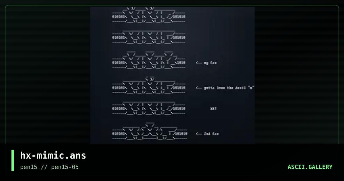 hx-mimic.ans, by haliphax, 2004