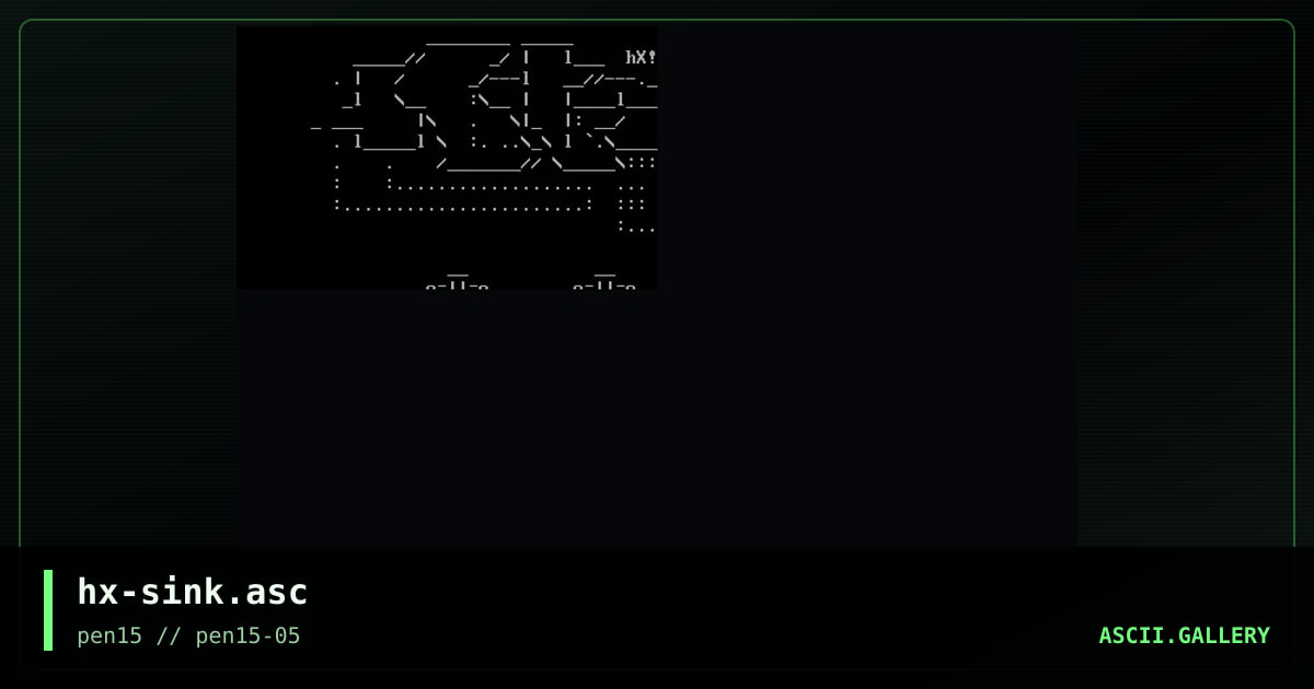 hx-sink.asc, by haliphax, 2004