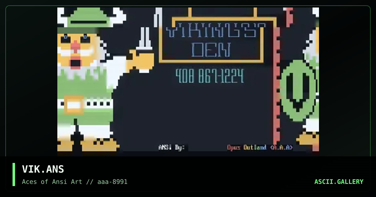 VIK.ANS, by opus outland, 1991