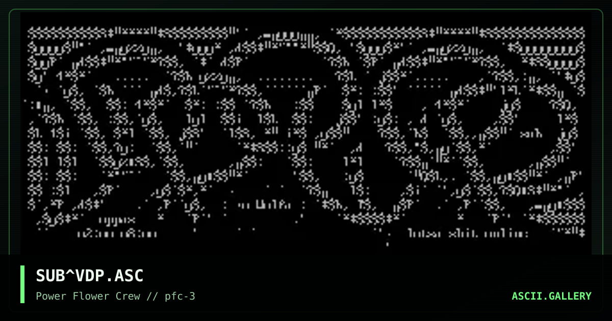 SUB^VDP.ASC, by subex, 1999
