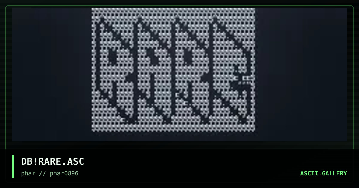 Rare, by drunken bastard, 1996