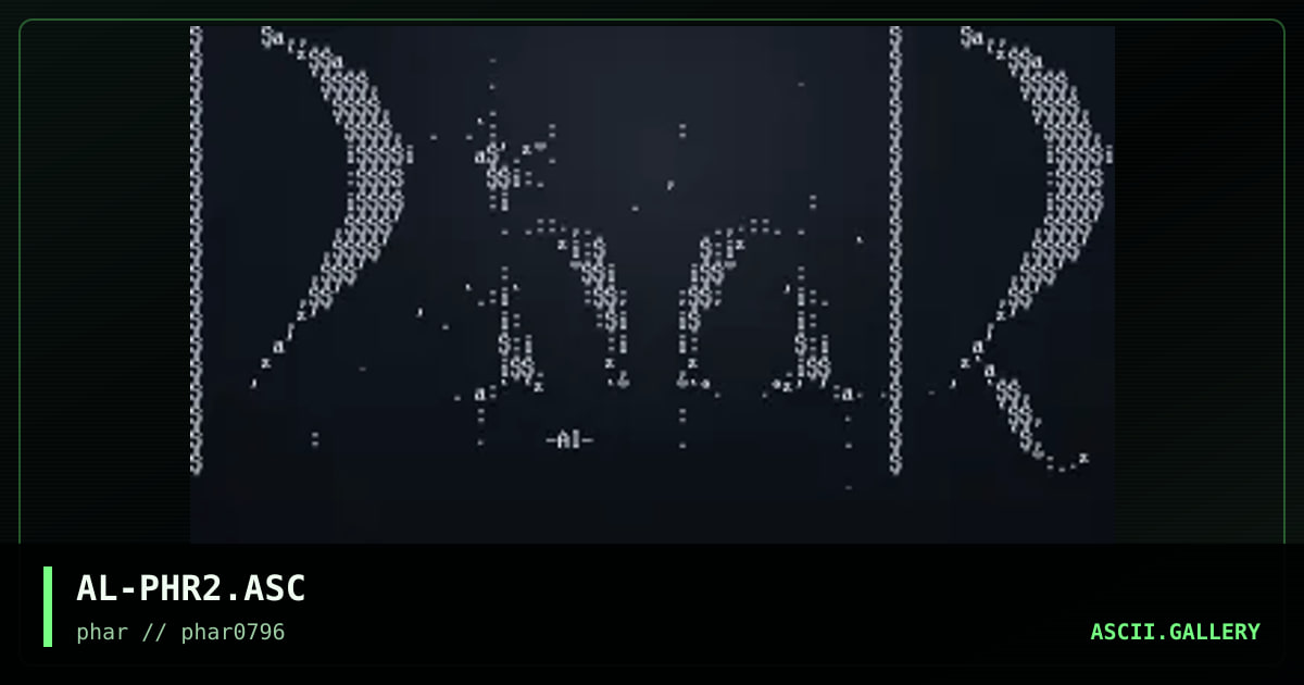 AL-PHR2.ASC, by alpha-phar, 1996