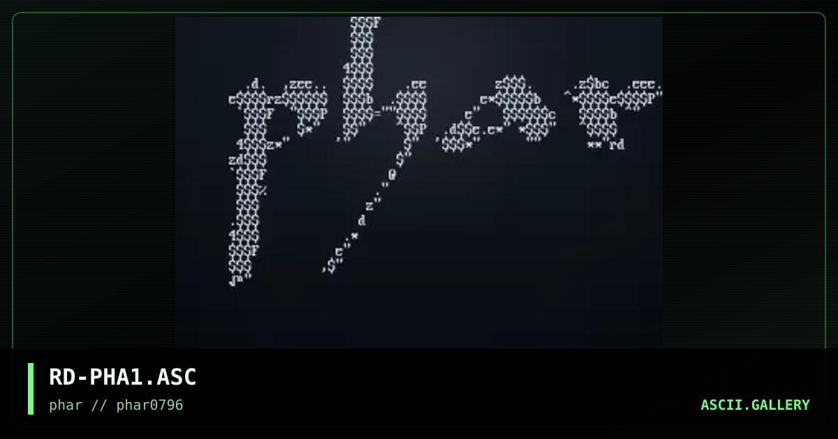 RD-PHA1.ASC, by rabid doctor, 1996