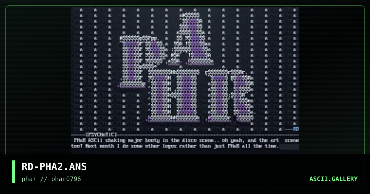 RD-PHA2.ANS, by rabid doctor, 1996