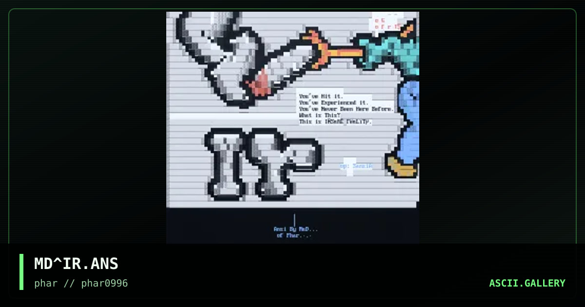 Insane Reality, by mud, 1996
