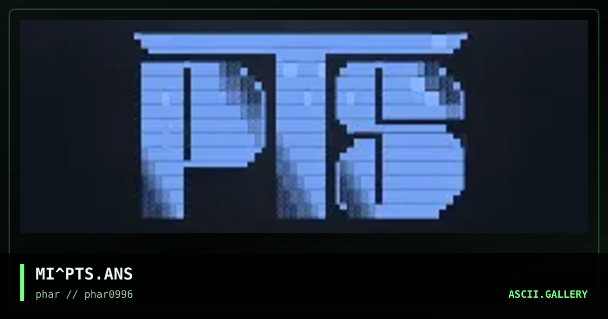 PTS, by mirror image, 1996