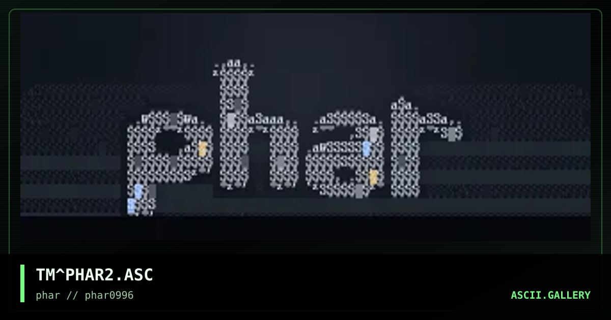 Phar Promo!, by the man, 1996