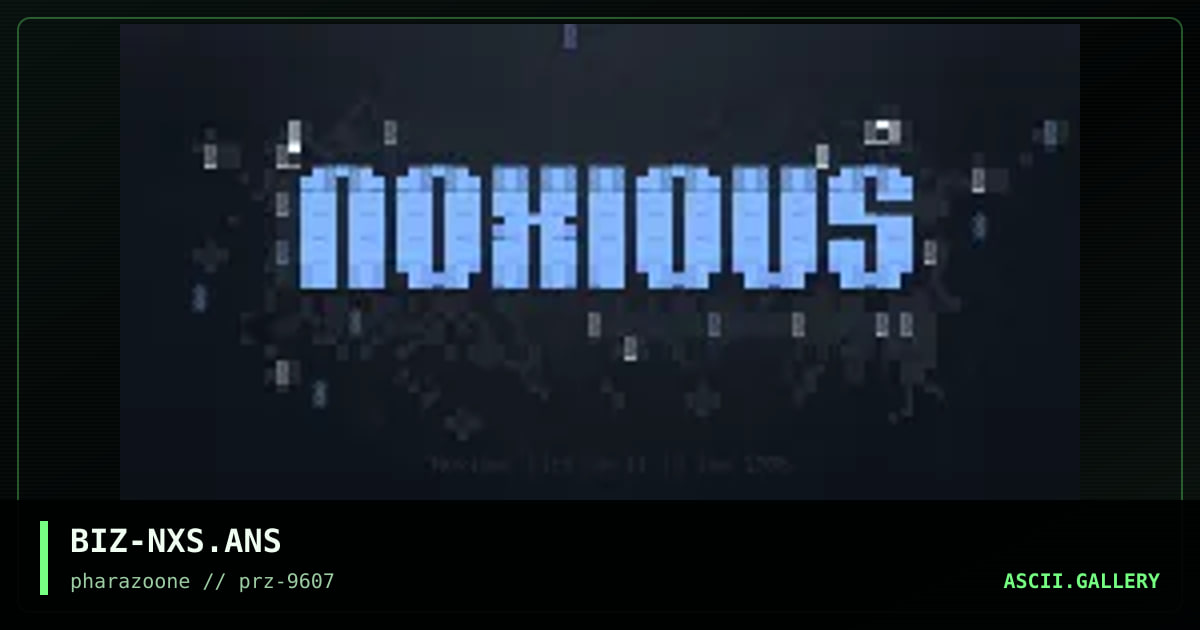 noxious, by bizzarro, 1996