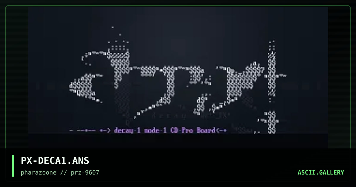 decay color ascii, by perplexer, 1996