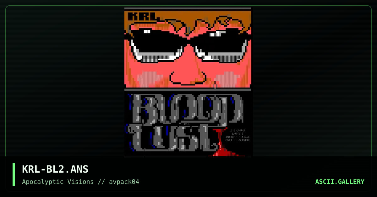 KRL-BL2.ANS, by mr krinkle, 1995