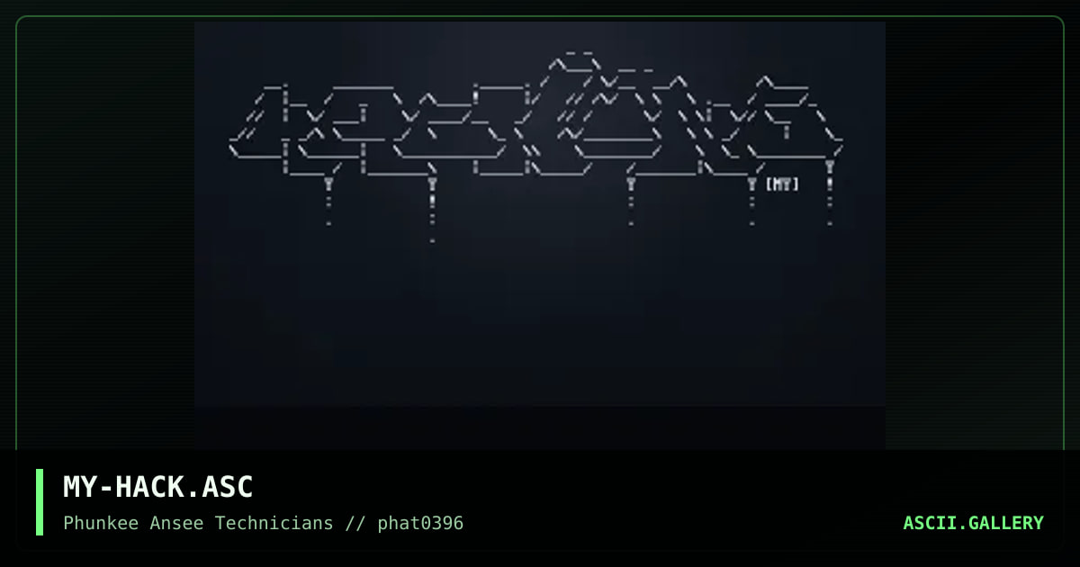 hacking, by marky, 1996