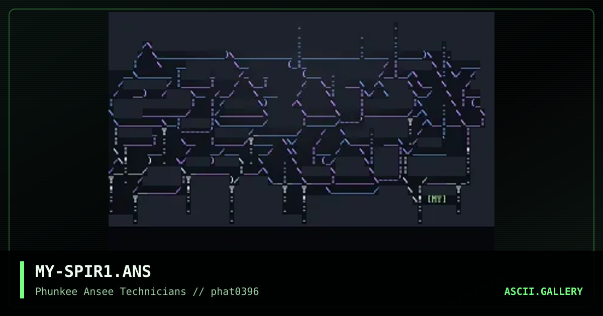 Spiritual Reality Ansi, by marky, 1996