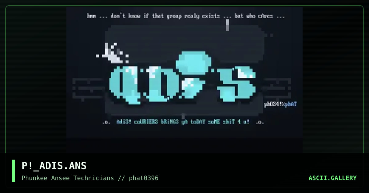 ADIS couriers, by phos4, 1996
