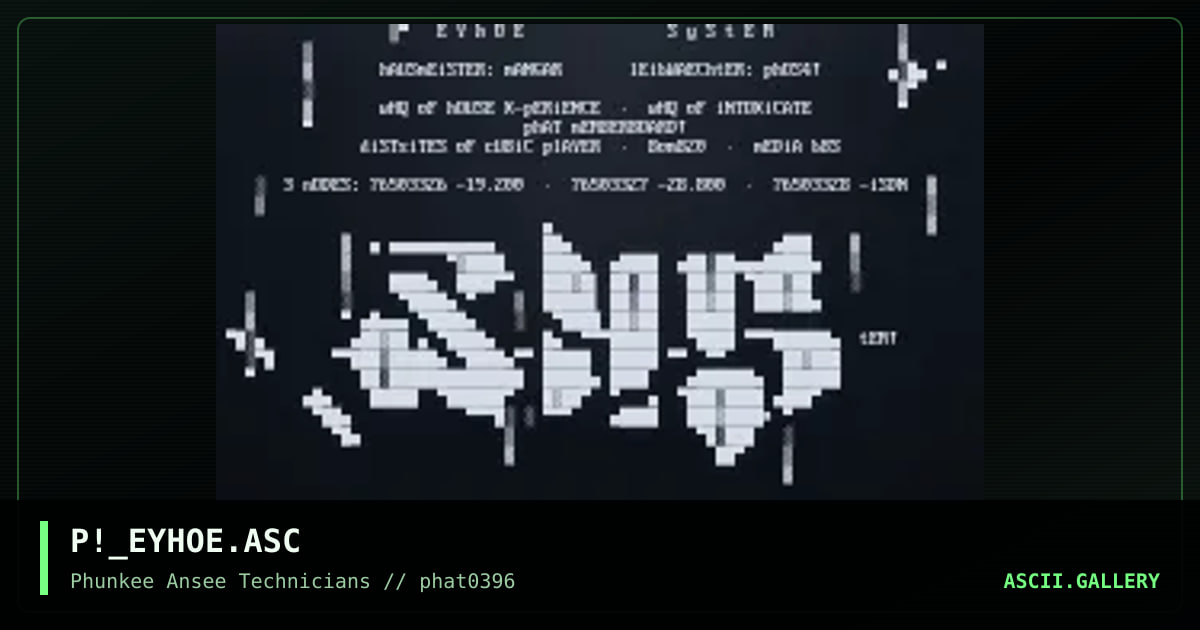 Eyhoe System Add, by phos4, 1996