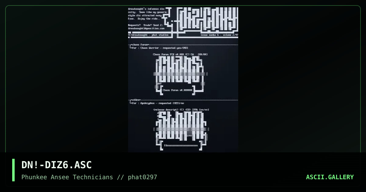 Diz Colly VI -2/97-, by dreadnought, 1997