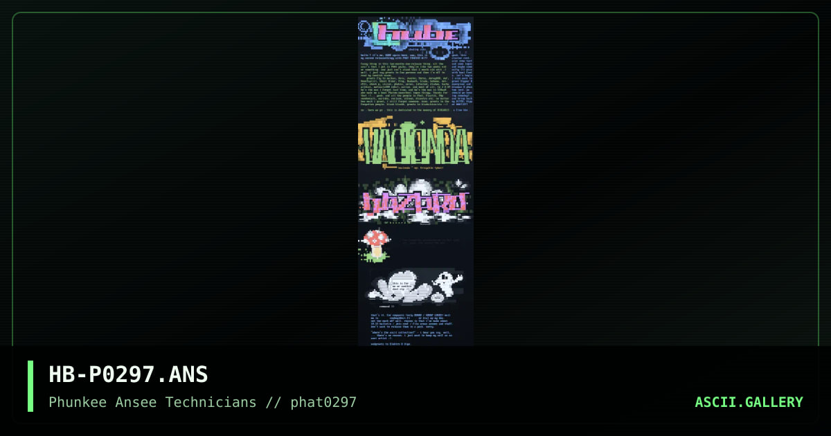 cluster #2, by hube, 1997
