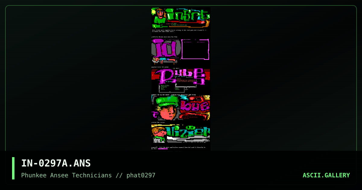 ansi clusta i, by insert, 1997