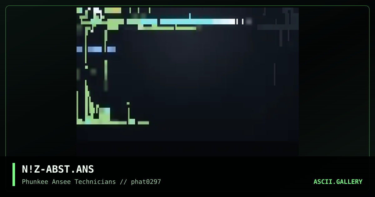 abstract screenn, by noize, 1997