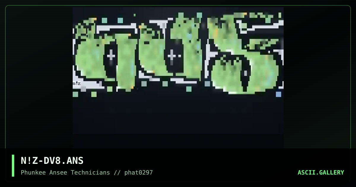 dv8-logo, by noize, 1997