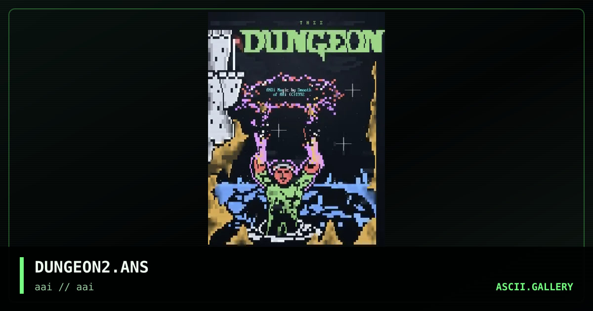 DUNGEON2.ANS, by smooth, 1998