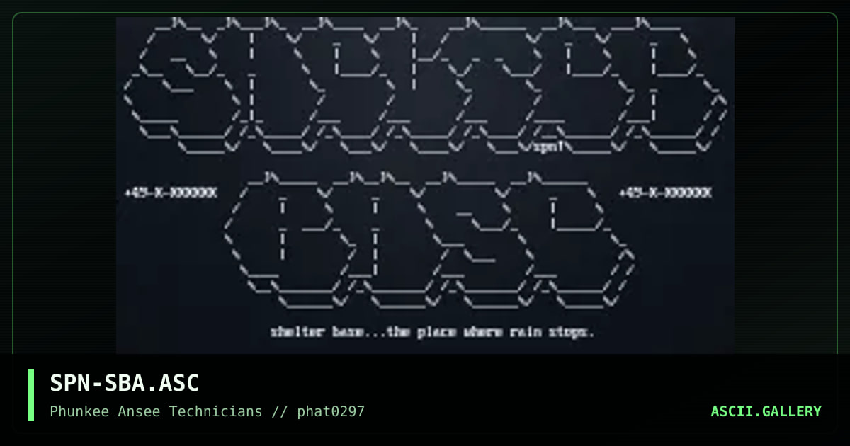 shelter base add, by spinn, 1997