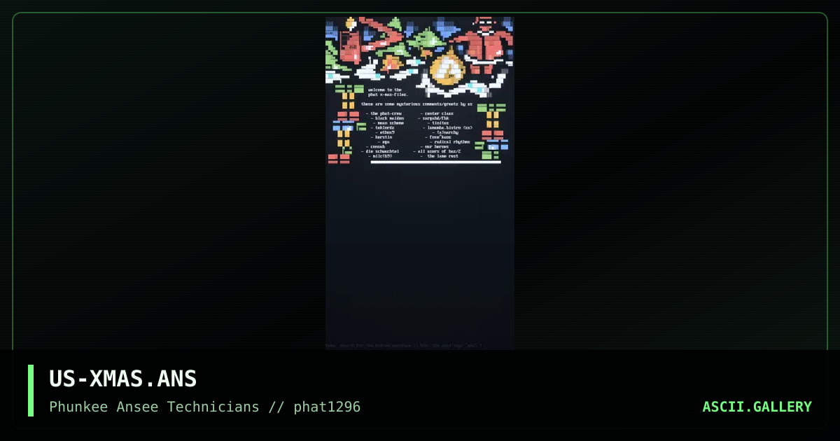 x-mas-files., by avenger, poti, dv8, 1996
