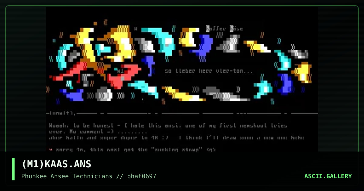 kaaskunst, by m01, 1997