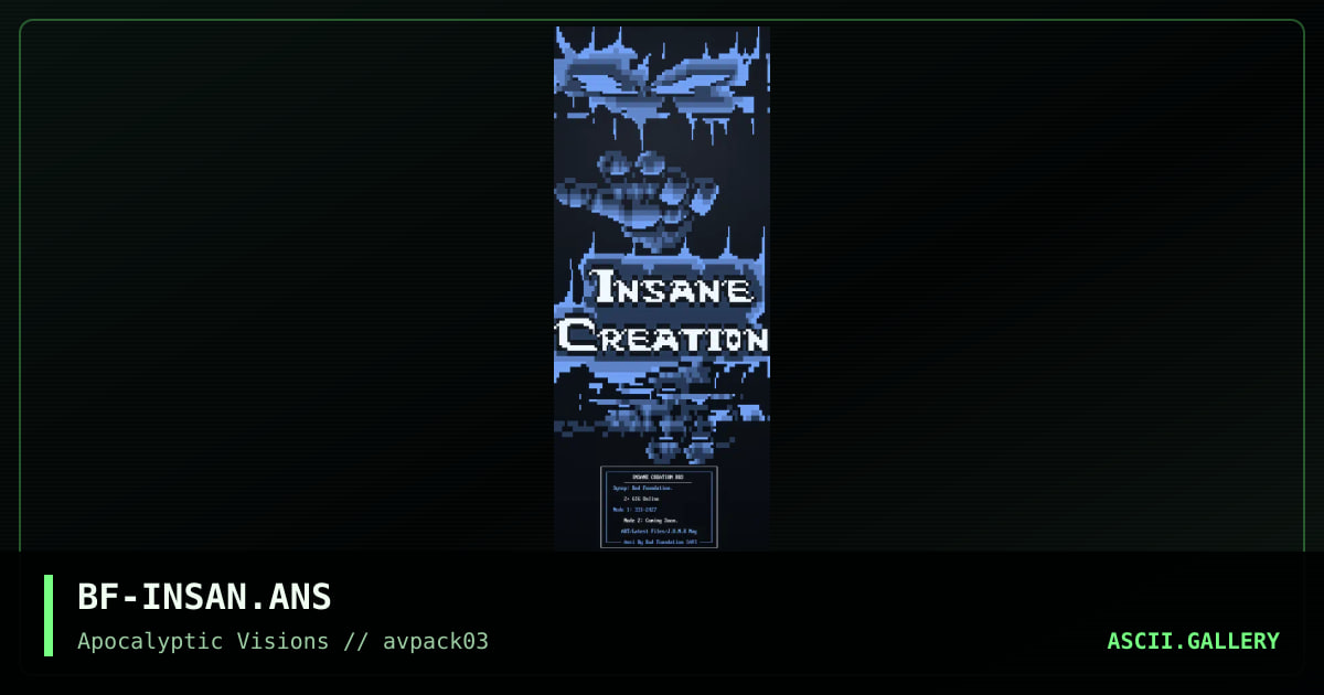BF-INSAN.ANS, by bad foundation, 1995