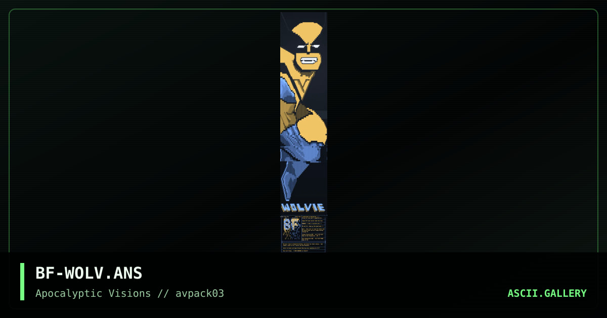 BF-WOLV.ANS, by bad foundation, 1995