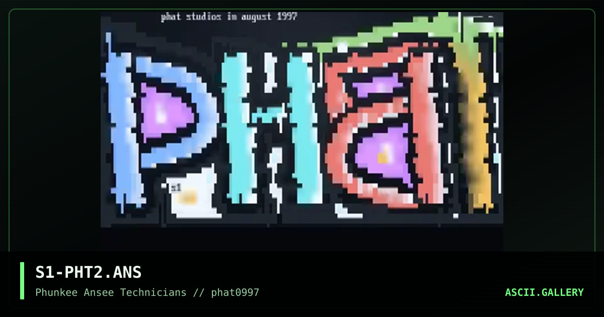 phat stewdeeos, by subsonic, 1997