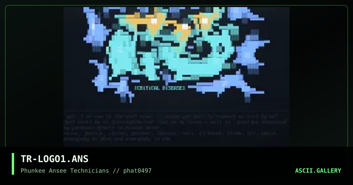logocluster no#1, by trinity-phat, 1997