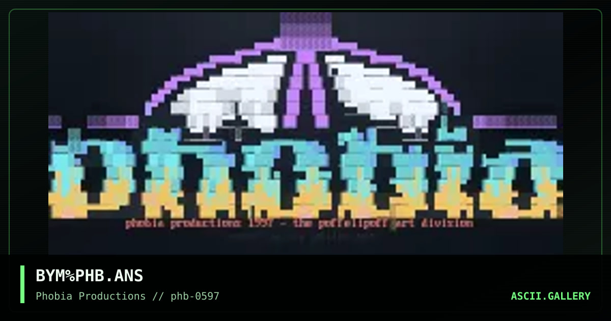 phobia space font, by big yellow man, 1997