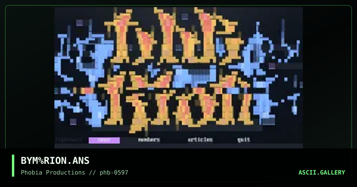 tHERiON, by big yellow man, 1997