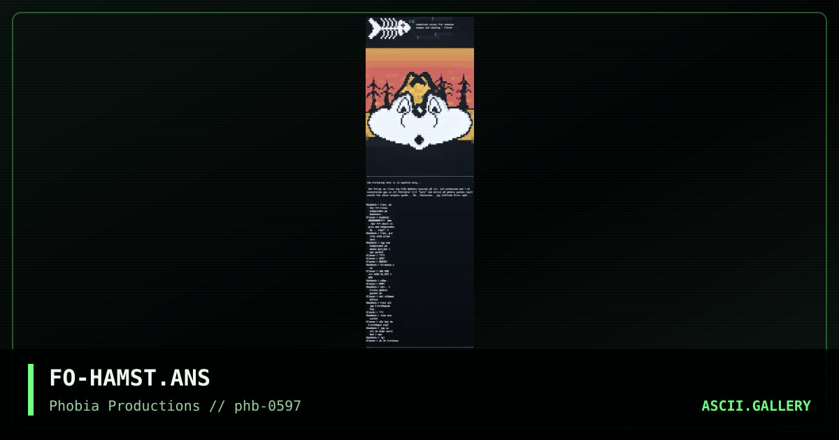 a hamster, by flexor, 1997