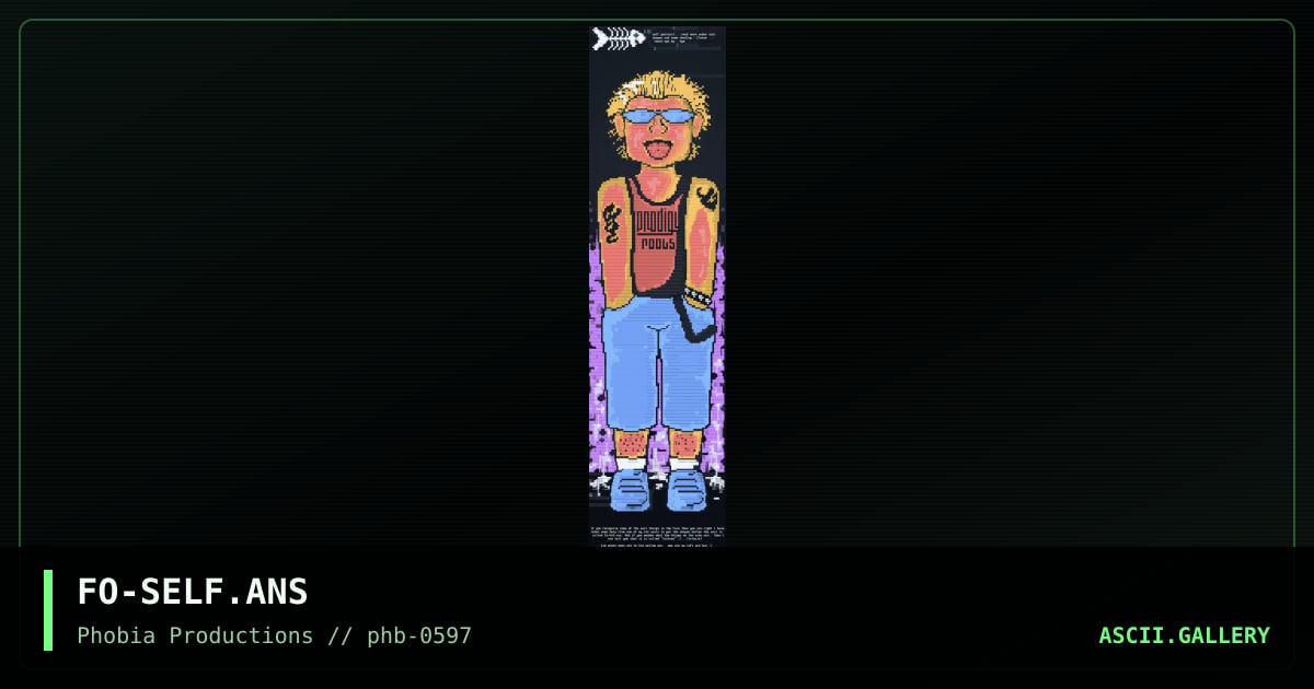 self portrait, by flexor, 1997