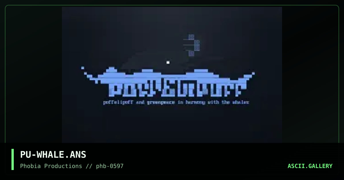 in harmony with the whales, by puppiluppan, 1997