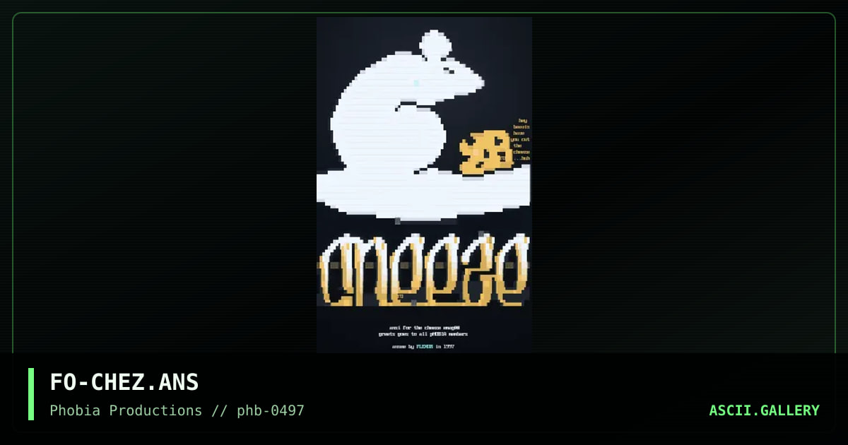 cheeze, by flexor, 1997