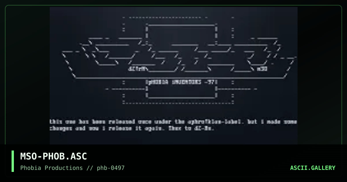 phobia@#!.., by mso, 1997