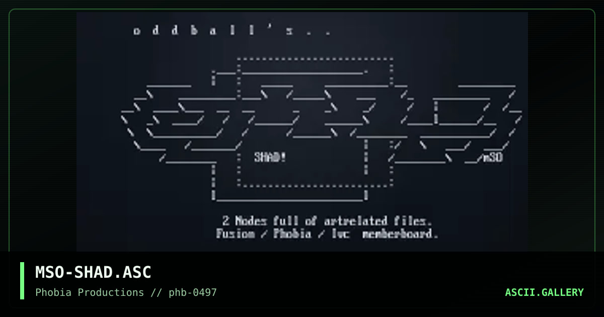 shad, by mso, 1997