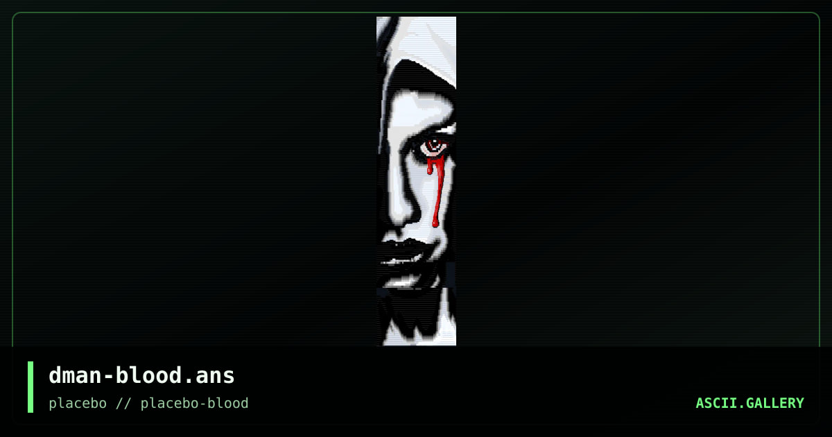 blood, by dman, 2019