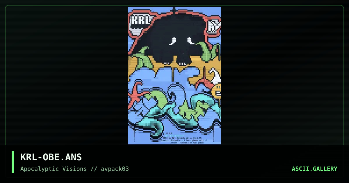 KRL-OBE.ANS, by mr krinkle, 1995