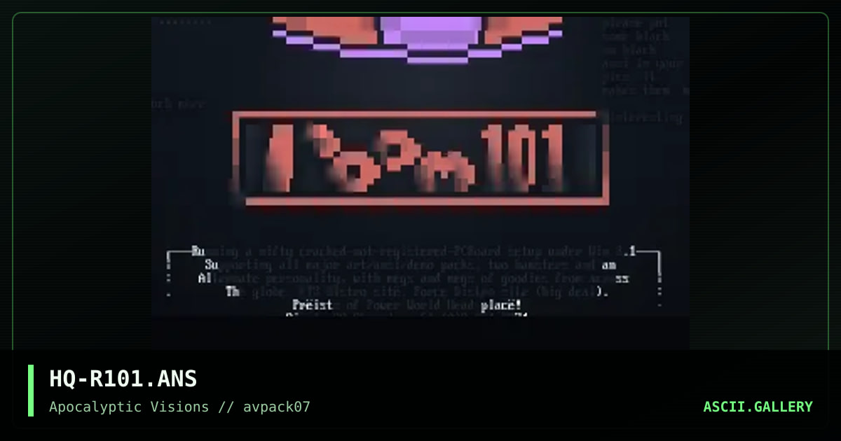 RooM 101, by harlequin, 1995