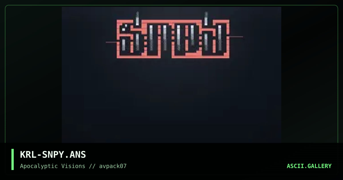 S n p y, by mr krinkle, 1995