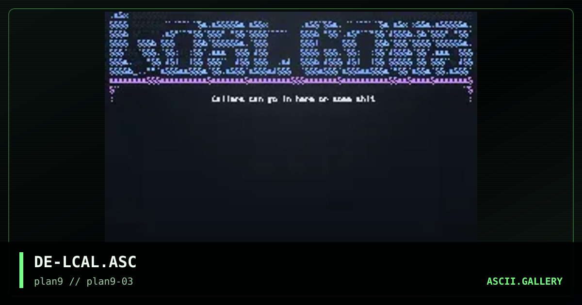 Last callers logo, by deadpool, 1997