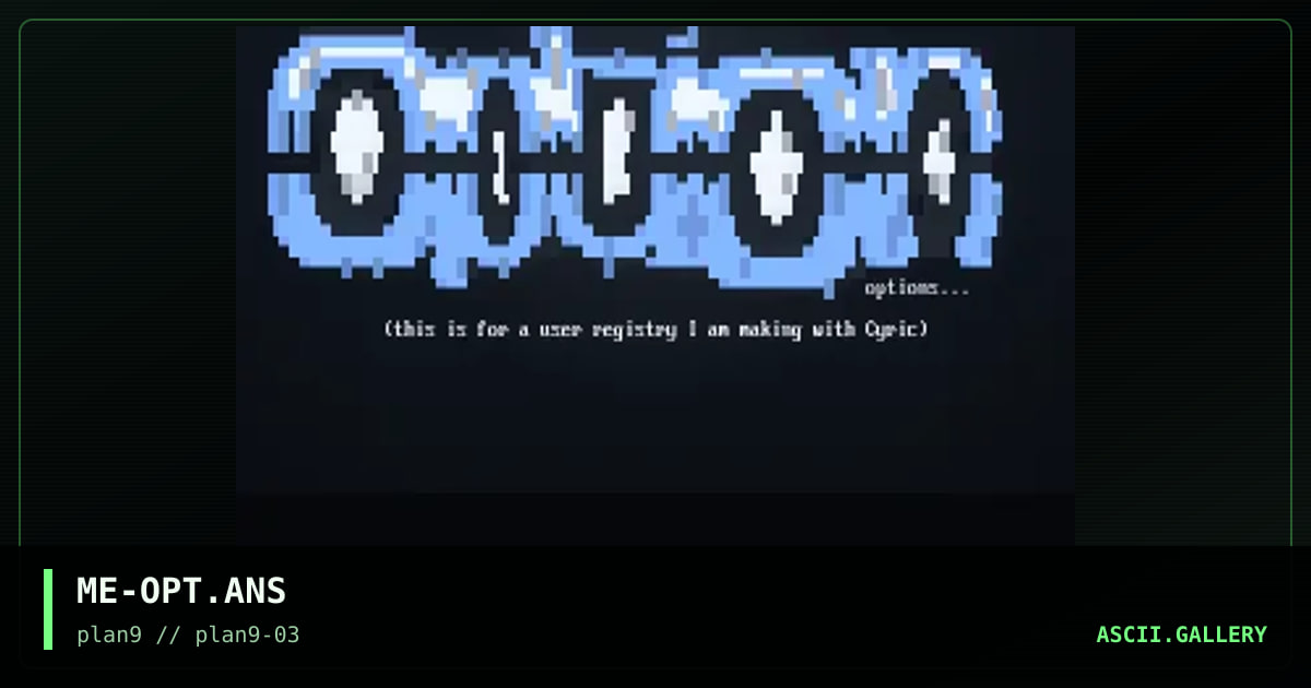 registry font, by malformed earthborn, 1997